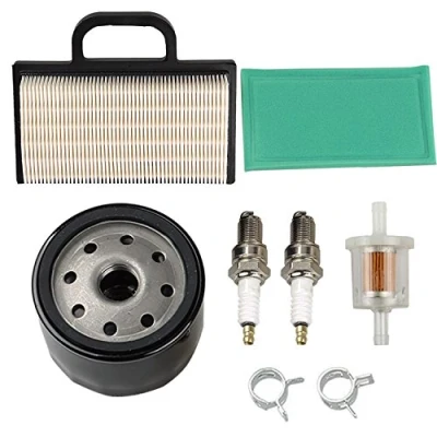 Abbildung von OxoxO 698754 273638 Air Filter 691035 Fuel 696854 Oil Spark Plug Compatible with Briggs &amp; Stratton Intek Extended Life Series V Twin 18 26 HP Lawn Mower