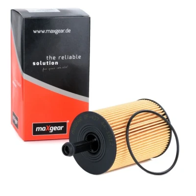 Abbildung von MAXGEAR 26 0127 Ölfilter mit Dichtung, Dichtungen Filtereinsatz VOLKSWAGEN: Touran I, Golf Plus / Crossgolf, 5 Schrägheck