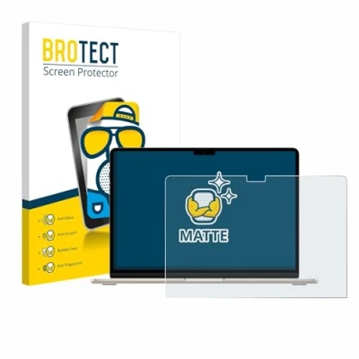 Abbildung von BROTECT Entspiegelungs Schutzfolie für Apple MacBook Air 15&quot; M2 2022 Matte Displayschutz Folie, Anti Reflex, Fingerprint