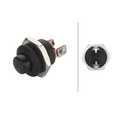 Abbildung von HELLA 6JF 001 571 Zünd /Startschalter S29 Druckbetätigung Anschlussanzahl: 2 geschraubt Schließer Bohrung Ø: 24mm Blechdicke: 5mm
