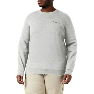 Abbildung von Champion Herren Legacy Classic Small Logo Crewneck Pullover, Helles Heather Grey, S