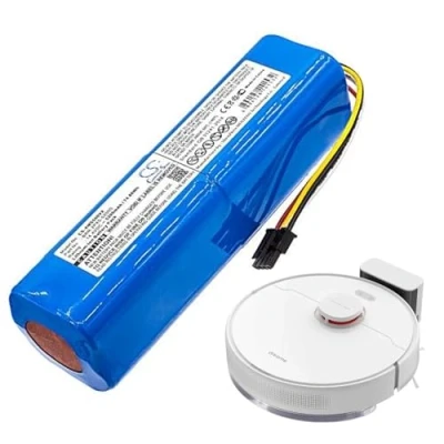 Abbildung von 5200mAh Akku kompatibel mit Dreame D9, D10, F9 Cleaner, L10 Pro, Pro Plus, D10s, Xiaomi Roborock S50, S51, S60, S55, S65, S70, S75, Millet Sweeper, 1C, S5, S5 Max, S6, S6 Pure