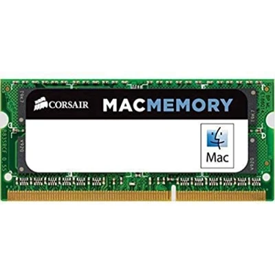Abbildung von Corsair Mac Memory SODIMM 4GB (1x4GB) DDR3 1333MHz CL9 Speicher für Systeme, Apple Qualifiziert Schwarz