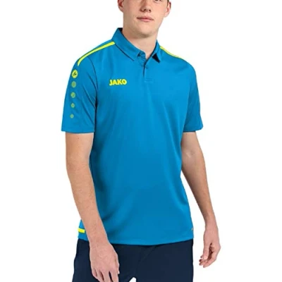 Abbildung von JAKO Herren Polo Striker 2.0, blau/neongelb, 3XL, 6319