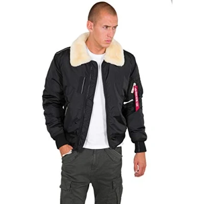 Abbildung von Alpha Industries Injector III Winterjacke, Herren, Größe: 3XL, Black/beige