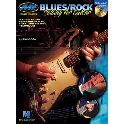 Abbildung von M. I. Blues/Rock Soloing For Guitar (Book / CD): Noten, Lehrmaterial, CD für Gitarre: A Guide to the Essential Scales, Licks and Techniques (Musicians Institute: Private Lessons)
