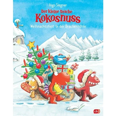 Abbildung von der kleine Drache Kokosnuss Weihnachtsfest in Drachenhöhle (Weihnachten mit dem kleinen Drachen Kokosnuss, Band 3)