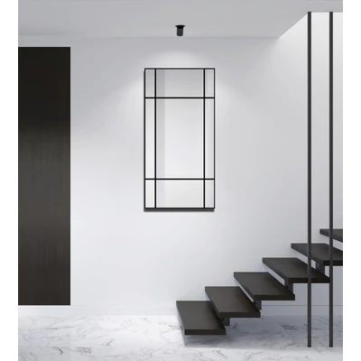Abbildung von Talos Wandspiegel, dekorativer Spiegel mit Aluminiumrahmen, BxH: 60x120 cm