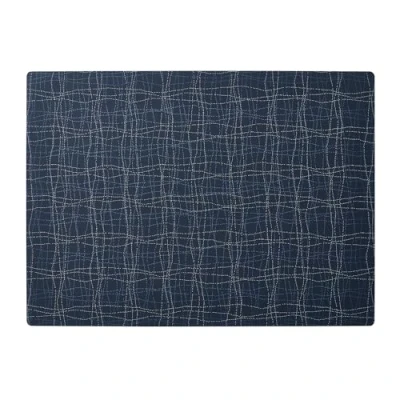 Abbildung von APS 60586 Tischset/Platzset, abwaschbar, schmutzabweisend &amp; rutschhemmend, 45 x 33 cm, 1 STK., Silikon, dunkelblau
