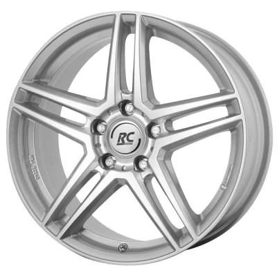 Abbildung von RC Design 5 loch 17Zoll 112mm Alufelge RCD17 Kristallsilber lackiert 0620071968 Felge