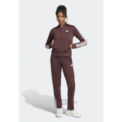 Abbildung von adidas Damen ESSENTIALS 3 STRIPES TRACKSUIT Aurora Ruby, S