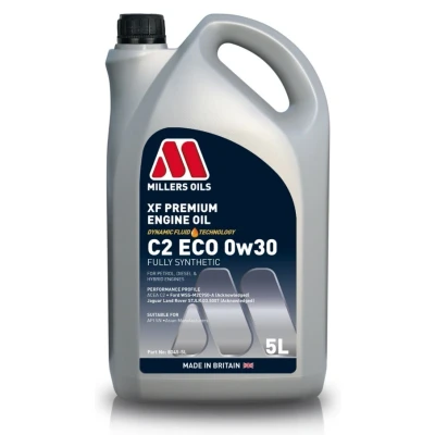 Abbildung von Millers Oils Xf Premium C2 ECO 0W 30 5l Motoröl 8045 5 FORD: FOCUS 3 Turnier, FIESTA 6, 3, HYUNDAI: Tucson, ix35, i30 I Schrägheck