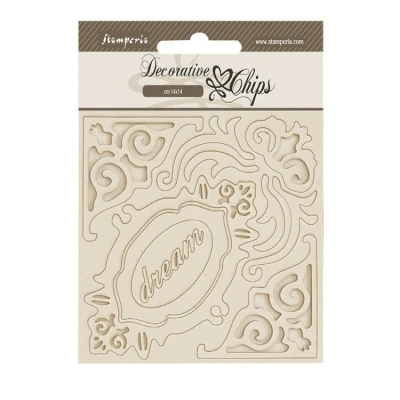 Abbildung von Stamperia SCB244 Decorative Chips, Brown, 14 x 0.1 cm