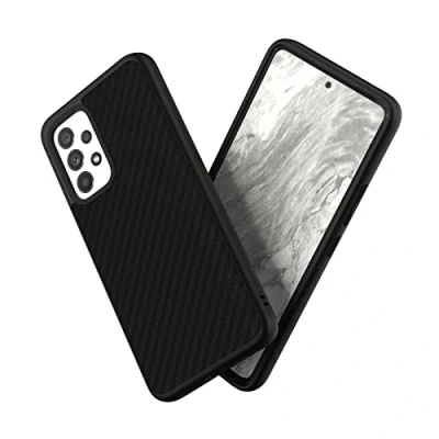 Abbildung von RhinoShield Case kompatibel mit [Samsung Galaxy A53] SolidSuit Stoßdämpfende &amp; schlanke Schutzhülle Premium Finish 3.5 Meter Fallschutz Karbonfaser Textur