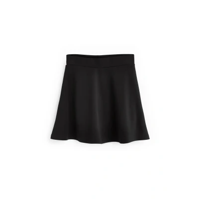 Abbildung von Next Jersey Stretch Pullon School Skater Skort Alinienrock für Kinder, Größe: 104, Black