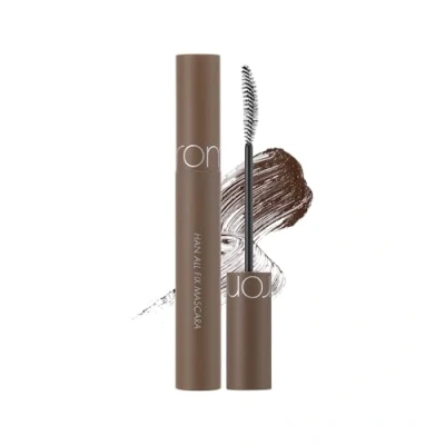 Abbildung von rom&amp;nd HAN ALL FIX MASCARA 4 colorsㅣIntense Länge, Volumenverstärkend, Wasserdicht, Kein Abblättern, 7gㅣ0.25oz (03 Long Hazel)
