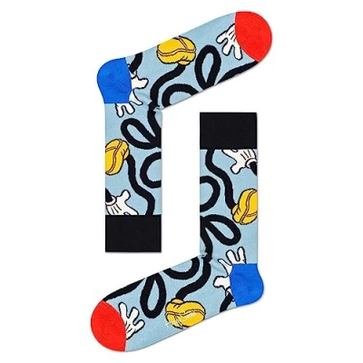 Abbildung von Happy Socks Unisex Disney Mickey Stretch Socken, Hellblau, 41 46 EU