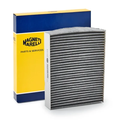 Abbildung von MAGNETI MARELLI 350203063450 Innenraumfilter Filtereinsatz, Aktivkohlefilter 248 216 30 VOLKSWAGEN: Polo IV Schrägheck, V Schrägheck