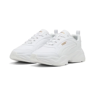 Abbildung von Puma Cassia 2.0 Sneakers Damen Schuhe Mit Plain White/Gold Größe: 35.5