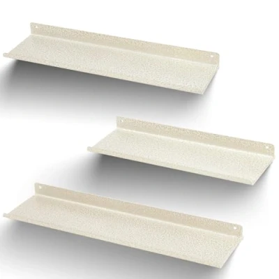 Abbildung von himaly Wandregale 3 Stück, Metall Regal Wand, Badezimmer 30/35/40cm, Schweberegal Wand mit 12KG Starkes Lager, Ausstellungsregale für Wohnzimmer, Küche, Schlafzimmer, Büro