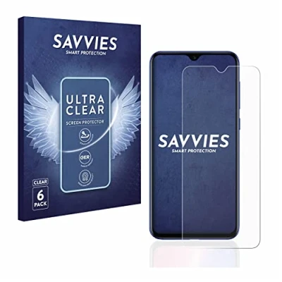 Abbildung von Savvies 6 Stück Schutzfolie für Xiaomi Mi 9 SE Displayschutz Folie Ultra Transparent
