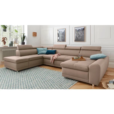 Abbildung von sit&amp;more Wohnlandschaft &quot;Riva U Form&quot;, wahlweise mit Bettfunktion