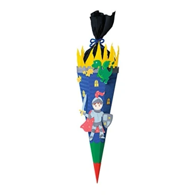 Abbildung von Ludwig Bähr Schultüten Bastelset 68cm Ritter 2