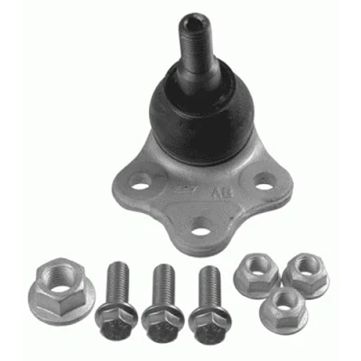 Abbildung von LEMFÖRDER 31007 01 Traggelenk Vorderachse, unten, beidseitig mit Zubehör 22 für Querlenker FORD: S Max Mk1, MONDEO 4 Turnier, Galaxy Mk2 MPV