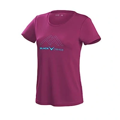 Abbildung von Black Crevice Damen T Shirt Function, purple1, 42
