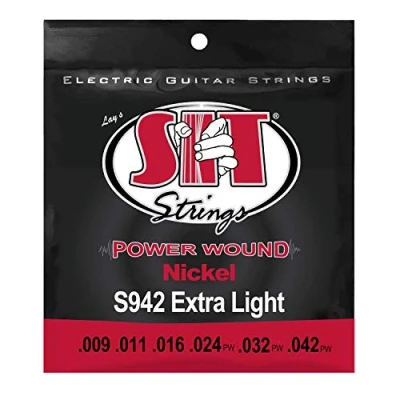 Abbildung von SIT S942 Power Wound Extra Light E Gitarrensaiten