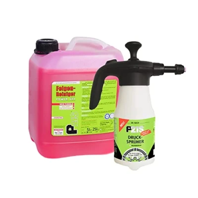 Abbildung von Dr. Wack Felgenreiniger Powergel P21S säurefrei 5l + Druckpumpzerstäuber Sprüh