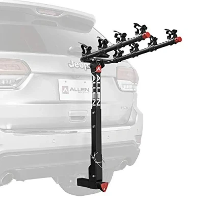 Abbildung von Allen Sports Deluxe Fahrradträger für die Anhängerkupplung (US Version) 4 Fahrräder, abschliessbar, Modell 542QR