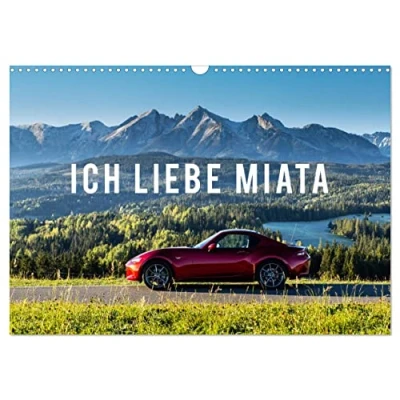 Abbildung von Ich liebe Miata (Wandkalender 2025 DIN A3 quer), CALVENDO Monatskalender