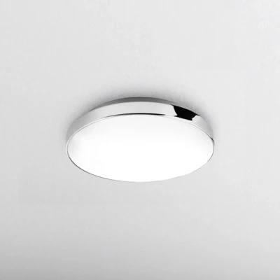 Abbildung von Briloner Leuchten LED Deckenleuchte 3351 016, fest verbaut, Neutralweiß, Badezimmer, IP44, weiß chrom, 28,5 cm
