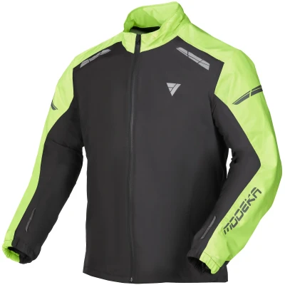 Abbildung von Modeka Hydroflex Regenjacke Damen Schwarz / Gelb 46