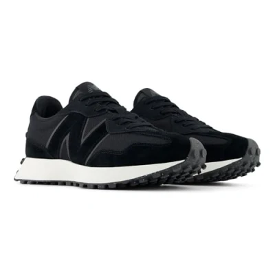 Abbildung von New Balance U327 Unisex Sneaker low, Größe: 45, Black Leder und textil