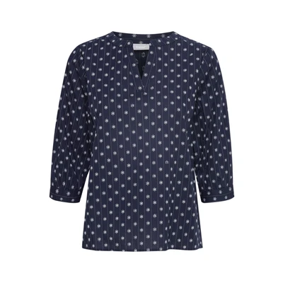 Abbildung von Fransa Frvadob 2 Blouse Bluse, Damen, Größe: Small, Navy blazer with antique