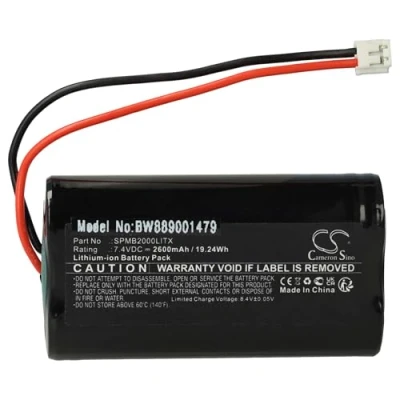 Abbildung von vhbw Akku kompatibel mit Spektrum Transmitter DX7S, DX8, DX9 Fernbedienung Remote Control (2600 mAh, 7,4 V, Li Ion)