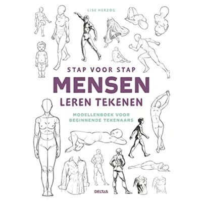 Abbildung von stap voor mensen leren tekenen: modellenboek beginnende tekenaars
