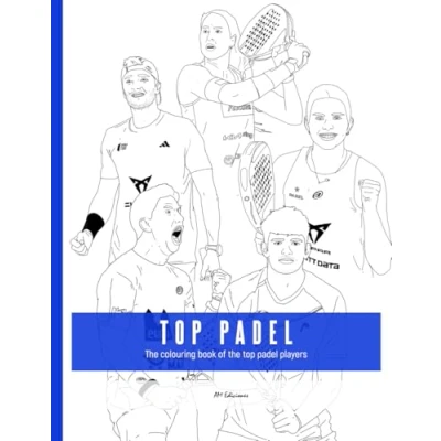 Abbildung von top PADEL: the colouring book of padel players