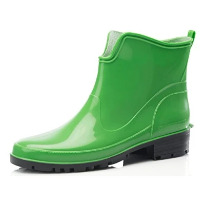 Abbildung von Ladeheid Gummistiefeletten LA 930 kurze Boots für Frauen Gummistiefel Damen wasserfest und bequem