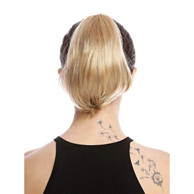 Abbildung von WIG ME UP N869 V 24B Haarteil Zopf Pferdeschwanz kurz glatt Goldblond Blond 20 cm