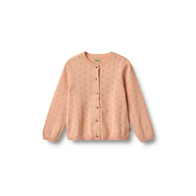 Abbildung von Wheat MAIA Strickjacke für Kinder, Größe: 104, Pink sand