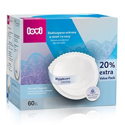 Abbildung von Lovi 19/607 Stilleinlagen Discreet Elegance, 60 Stück, weiß