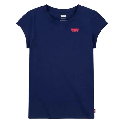 Abbildung von Levi&#039;s Batwing TEE Tshirt basic für Kinder, Größe: 158, Medieval blue