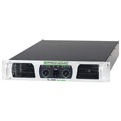 Abbildung von Pronomic TL 200 Endstufe Verstärker (Anzahl Kanäle: 2 Kanal Lautsprecher Schraubklemmen, 1000 W, Stereo Leistungsverstärker mit 2x 500 Watt an Ohm)