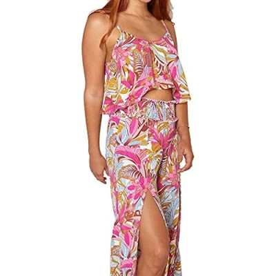 Abbildung von Hurley W Palm Paradise Flounce Crop Top