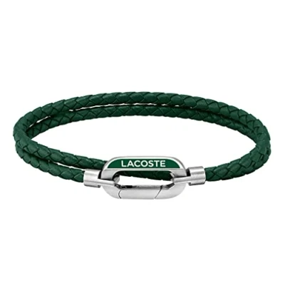 Abbildung von Lacoste Starboard Armband, Herren, Größe: One Size, Silber / grün