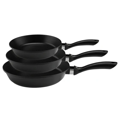 Abbildung von Elo Pfannen Set &quot;Alucast&quot;, Aluminiumguss, (Set, 3 tlg., je 1 Pfanne Ø 20/24/28 cm, H: 4,5/5/6 cm), Induktion