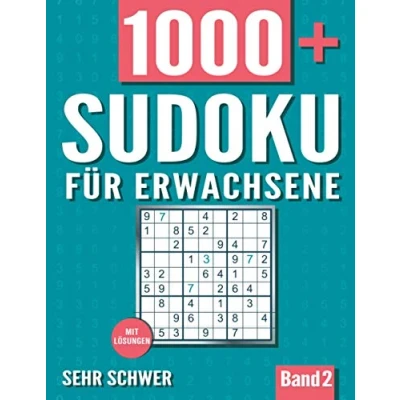 Abbildung von Sudoku für Erwachsene: Heft mit 1000+ Rätseln Schwierigkeit Sehr Schwer Lösungen Band 2